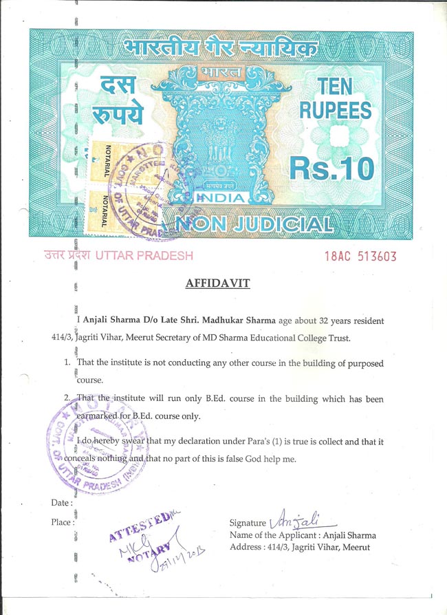 Affidavit